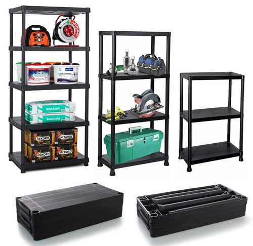 Tier plastic shelving - 3/4/5,