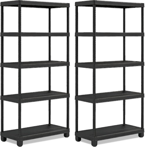 Tier plastic shelving - 5,