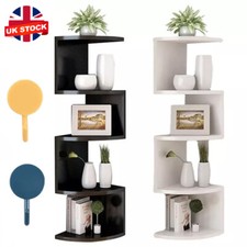 5 Tier Floating Corner Shelves