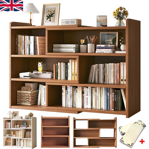 Wooden shelf bookcase - bookcase, shelving