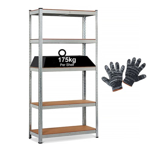 Tier metal shelf storage - 5,