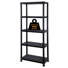5 Tier Plastic Shelving Home